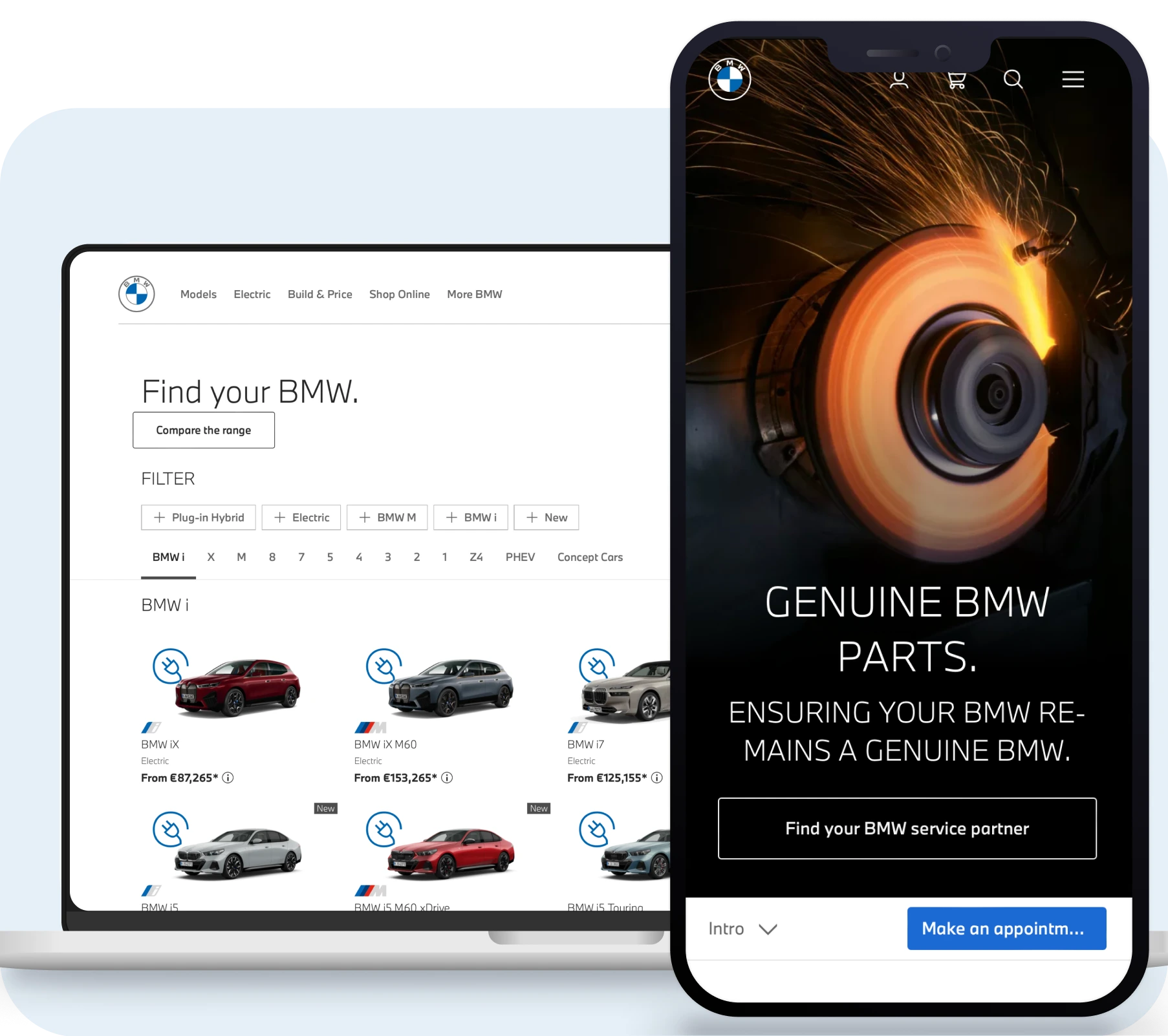 Alternativ tekst til BMW reservedele case study side overskriftsbillede