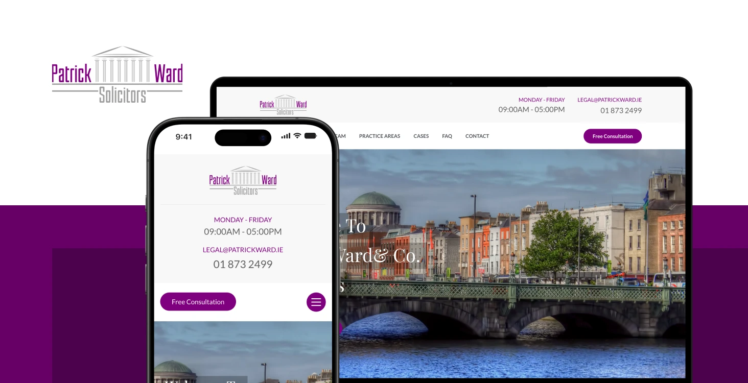 Patrick Ward Advokatfirmaer - Irland case study billede